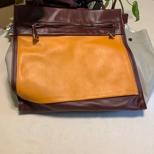 Furla tote bag beautiful rich fall colors NWT